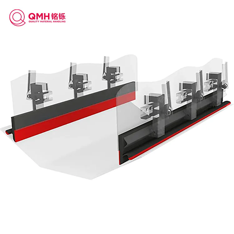 ¿Cómo mejora el caucho del faldón el rendimiento del transportador?